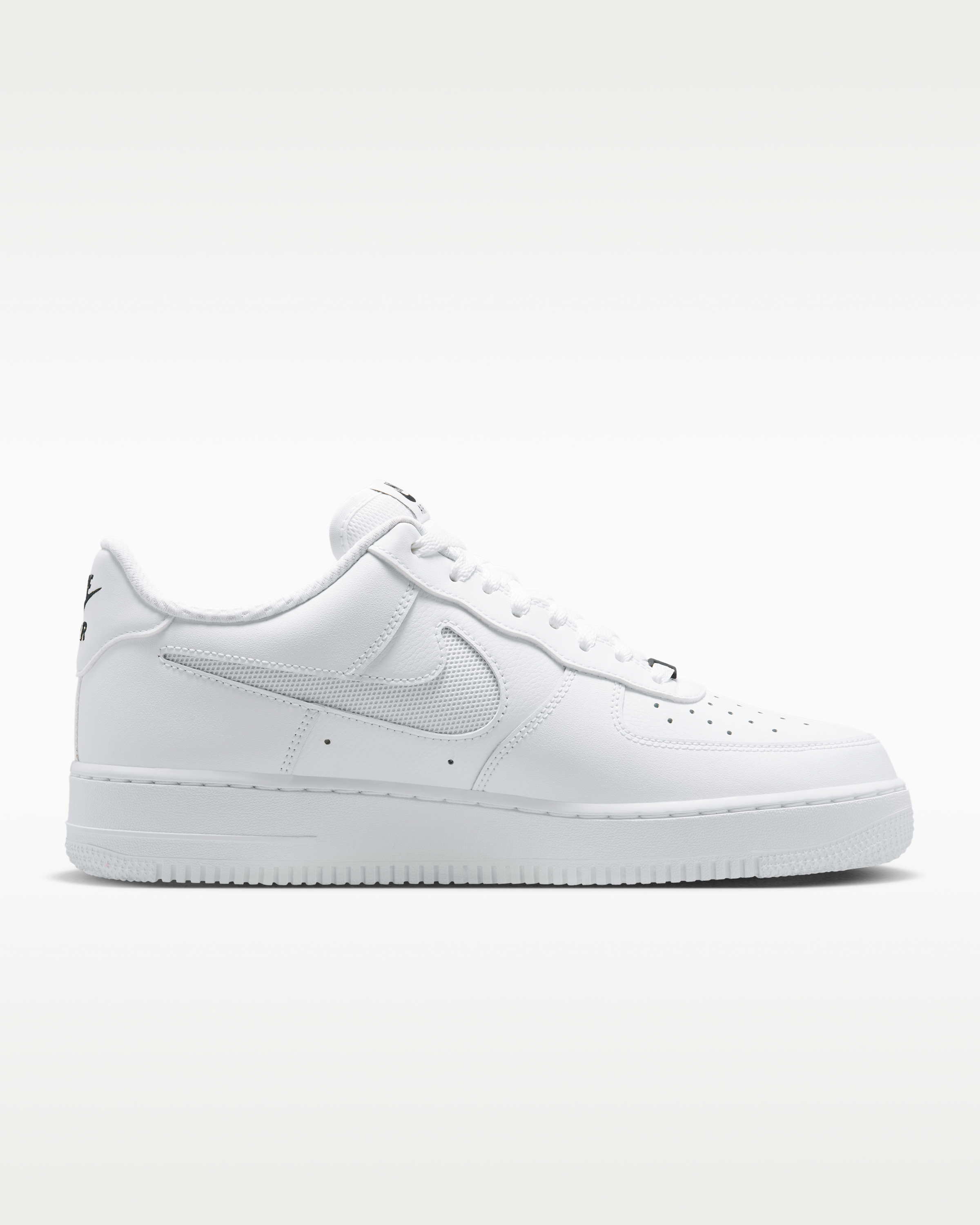 Nike Air Force 1 '07 LV8 Men's Shoes - White/Black/Reflect Silver - View 3