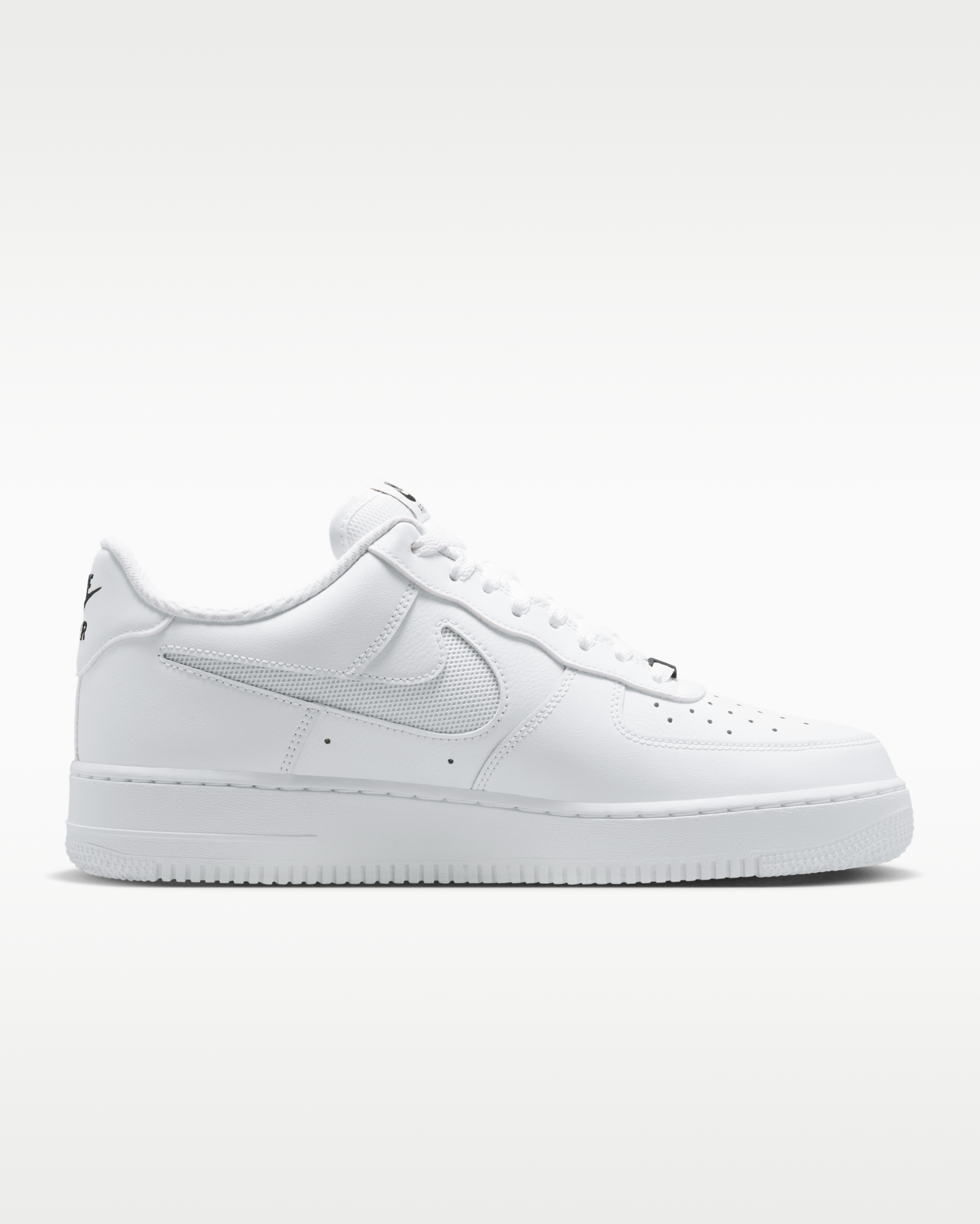 Nike Air Force 1 '07 LV8 Men's Shoes - White/Black/Reflect Silver - View 3