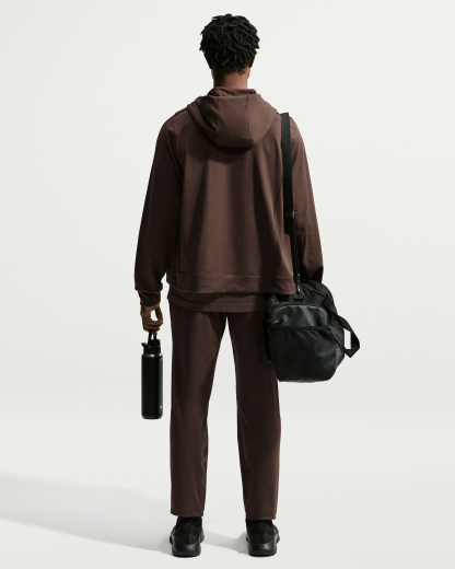 Nike Primary NanoKnit Men's Dri-FIT UV Protection Full-Zip Performance Hoodie - Baroque Brown/Tar/Heather/Baroque Brown - View 5
