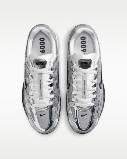 Nike P-6000 Shoes - Metallic Silver/Sail/Black/Metallic Silver - View 4