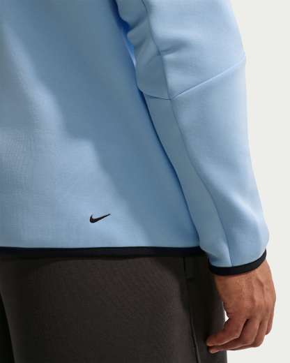 Nike Tech Men's Fleece Windrunner Full-Zip Jacket - Ice Blue/Black - View 7