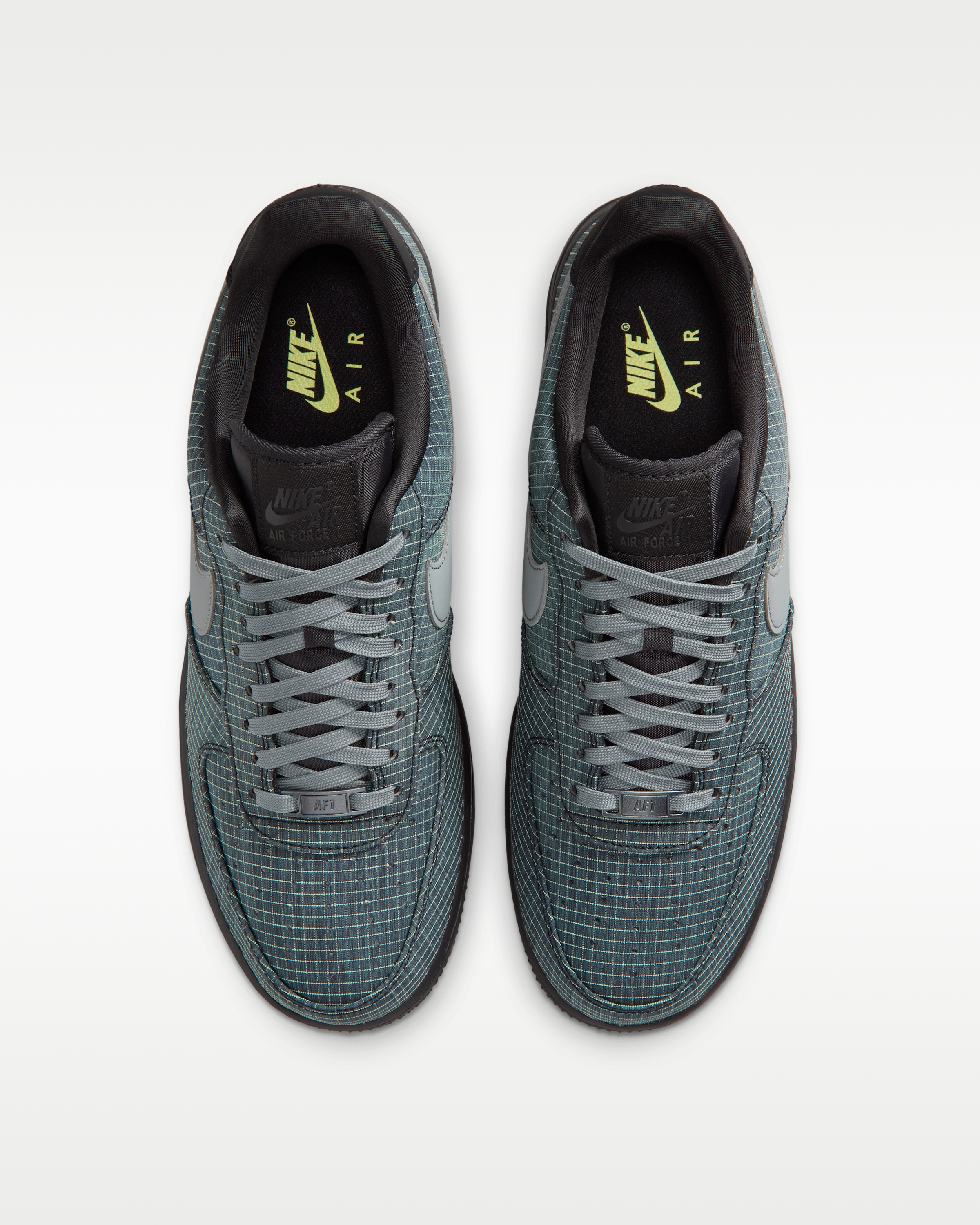 Nike Air Force 1 '07 LX Vibram® Men's Shoes - Black/Light Lemon Twist/Speed Yellow/Smoke Grey - View 4