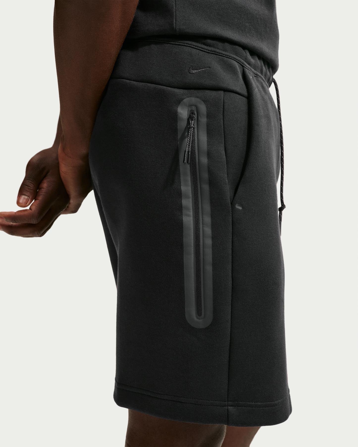 Nike Tech Men's Fleece Shorts - Black/Black - View 3