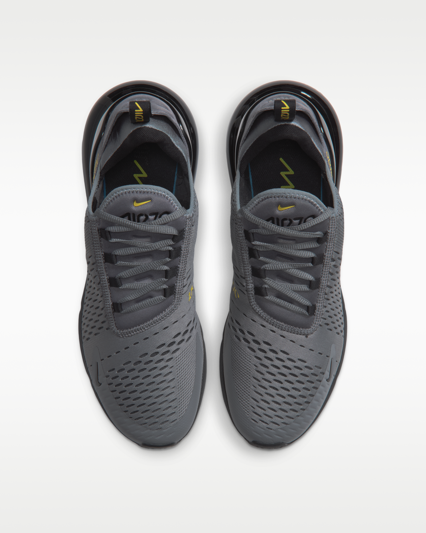Nike Air Max 270 Men's Shoes - Smoke Grey/Chrome Yellow/Dark Smoke Grey/Black - View 4