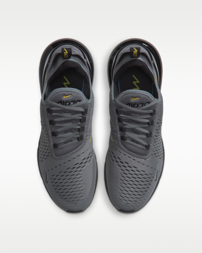Nike Air Max 270 Men's Shoes - Smoke Grey/Chrome Yellow/Dark Smoke Grey/Black - View 4