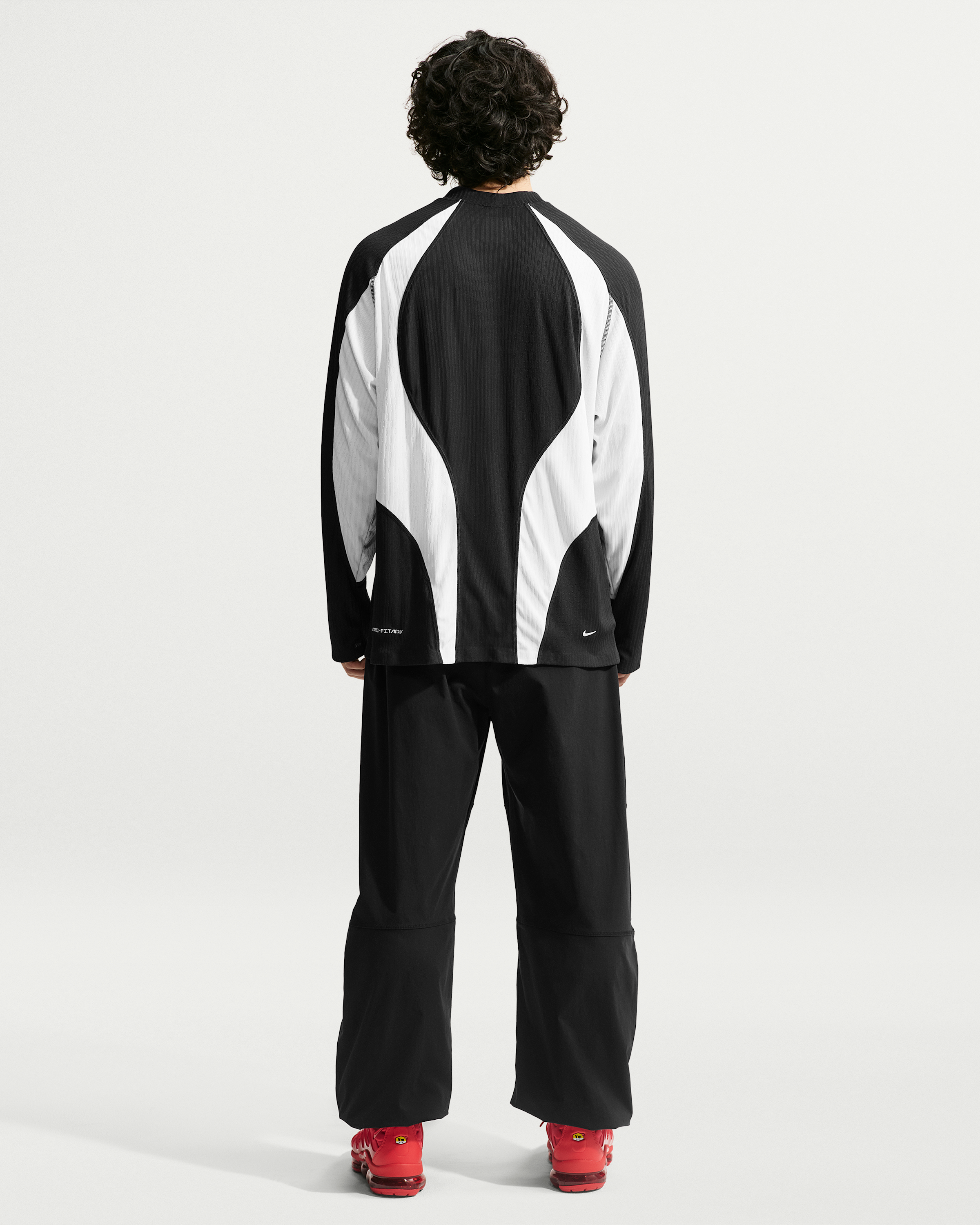 Nike Tech Men's Dri-FIT ADV Jersey - Black/Off-White/Off-White - View 5