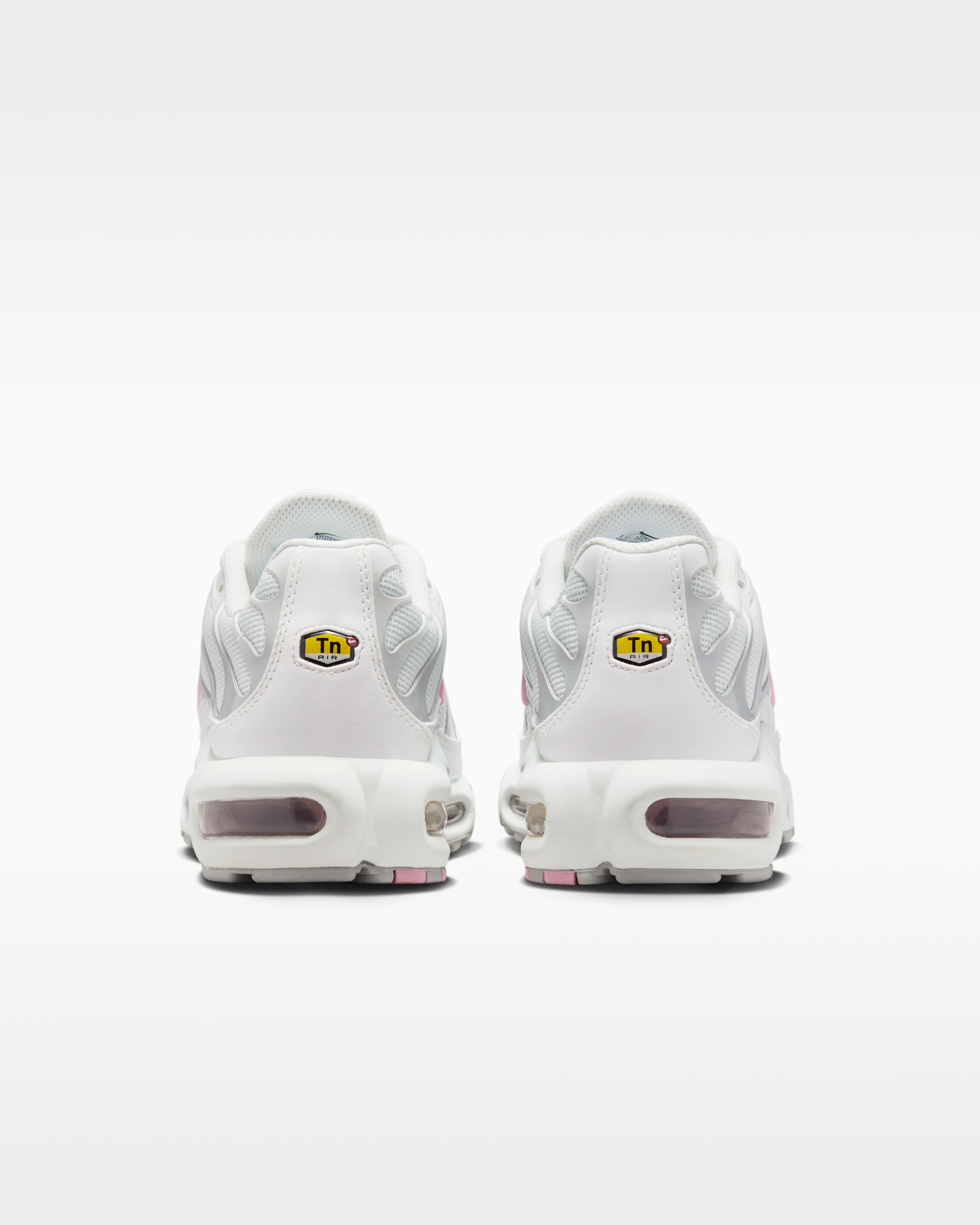 Nike Air Max Plus Women's Shoes - Summit White/Grey Fog/Metallic Silver/Pink Rise - View 7
