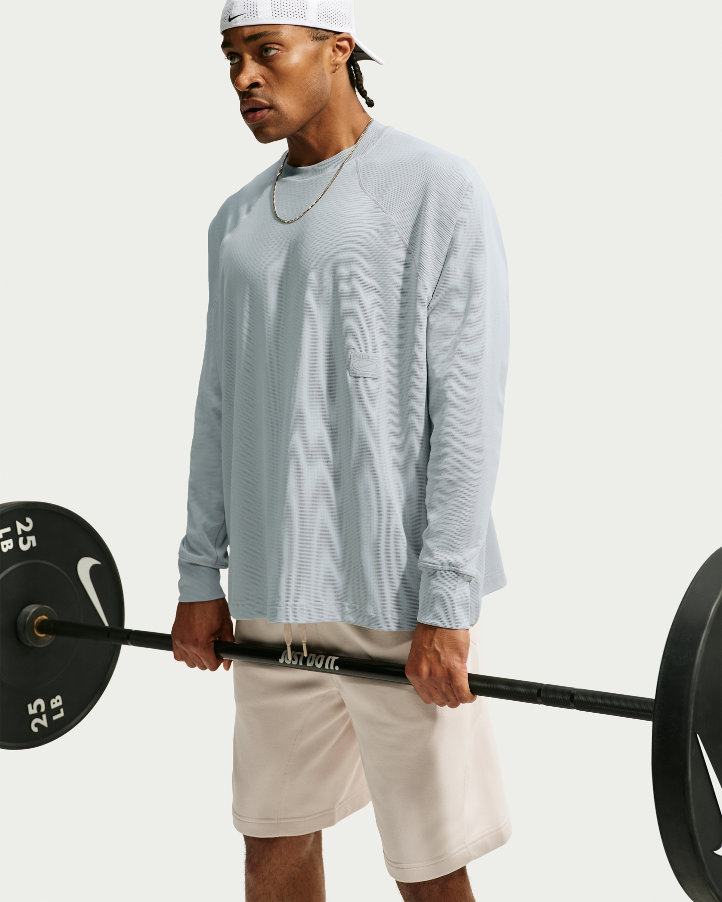 Nike N.A.C. Men's Dri-FIT Long-Sleeve Top - Light Smoke Grey/Light Smoke Grey - View 3