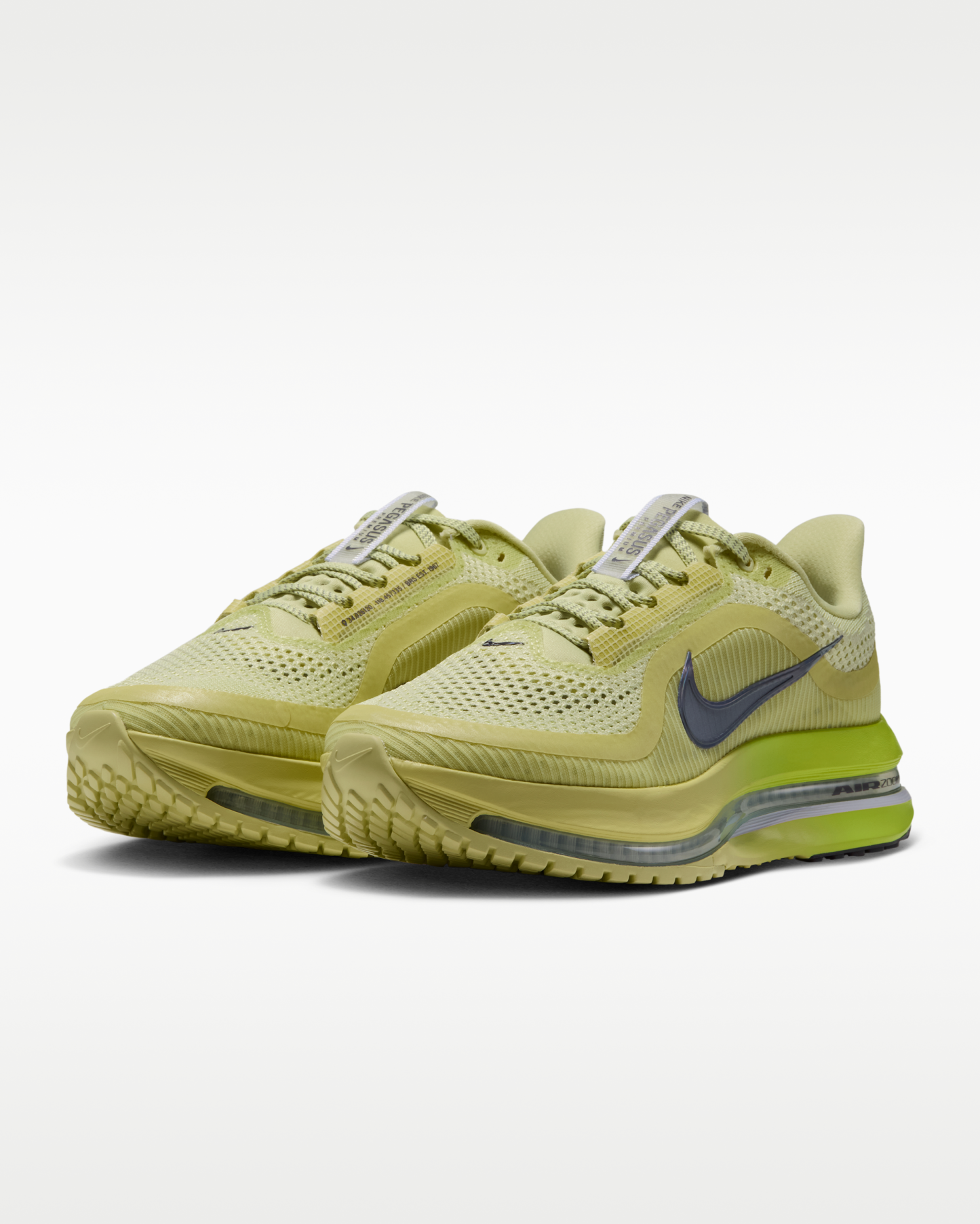 Nike Pegasus Premium Women's Road Running Shoes - Fennel/Lemon Venom/Gridiron/Palest Purple - View 5