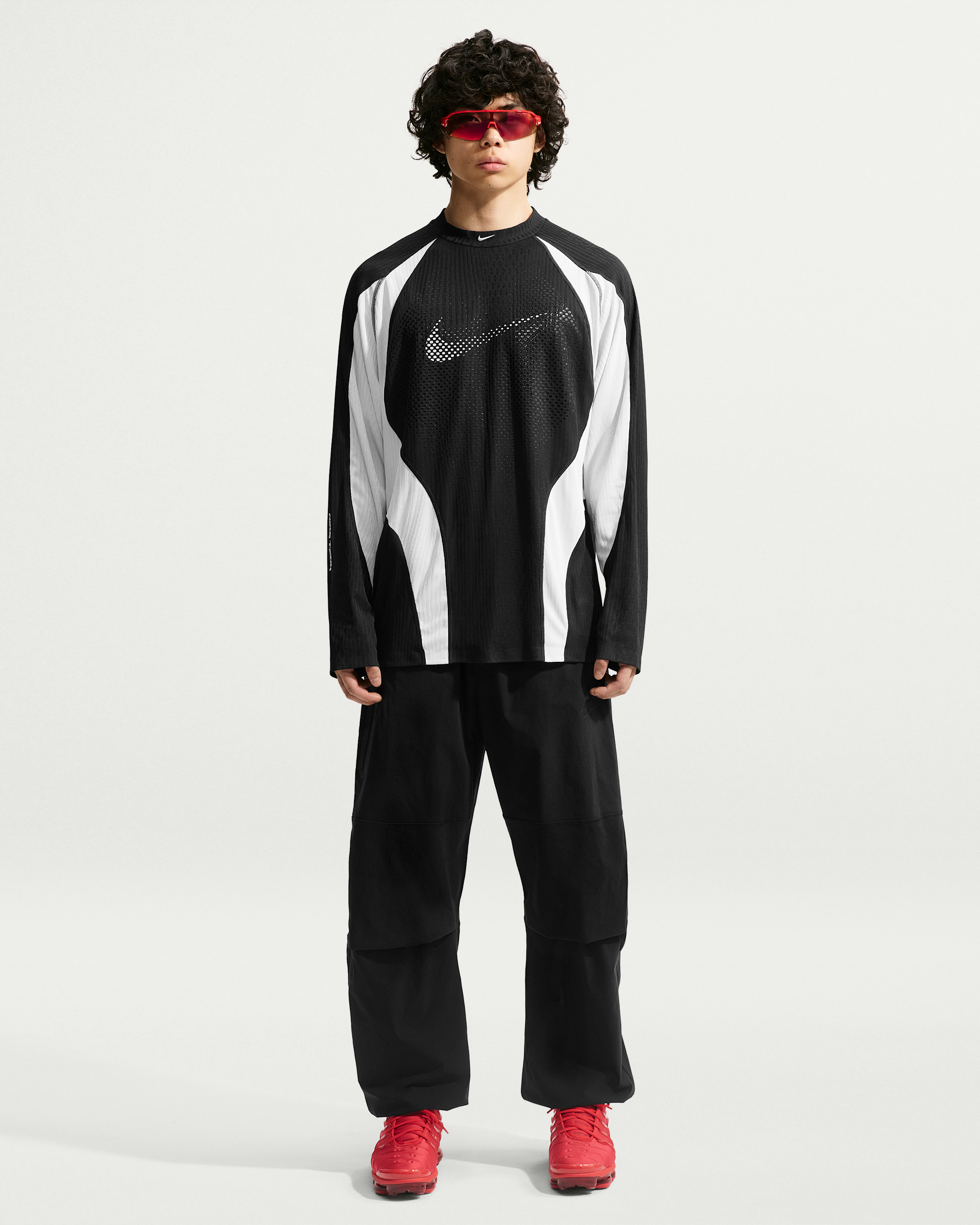 Nike Tech Men's Dri-FIT ADV Jersey - Black/Off-White/Off-White - View 4
