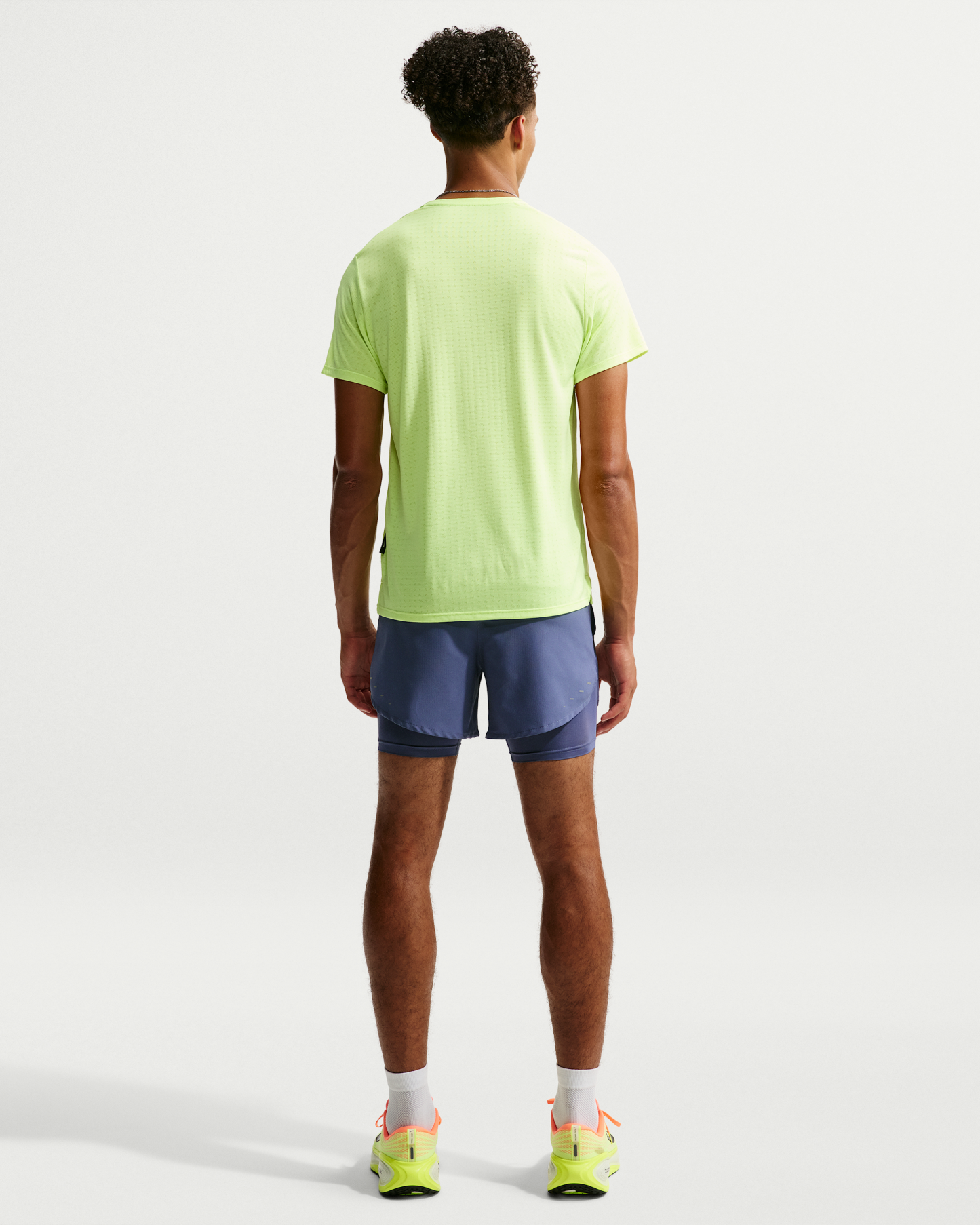 Nike Stride Men's Dri-FIT 13cm (approx.) Hybrid Running Shorts - Diffused Blue - View 5