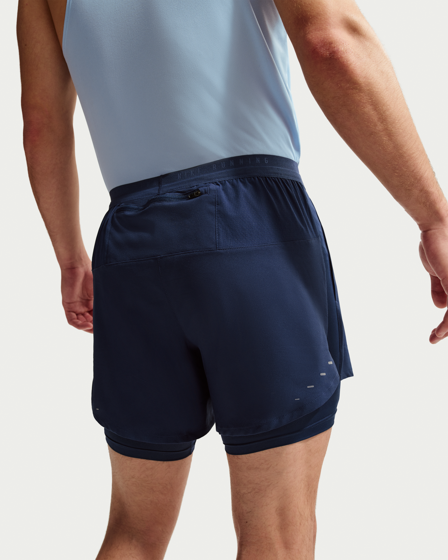 Nike Stride Men's Dri-FIT 13cm (approx.) Hybrid Running Shorts - Midnight Navy - View 3