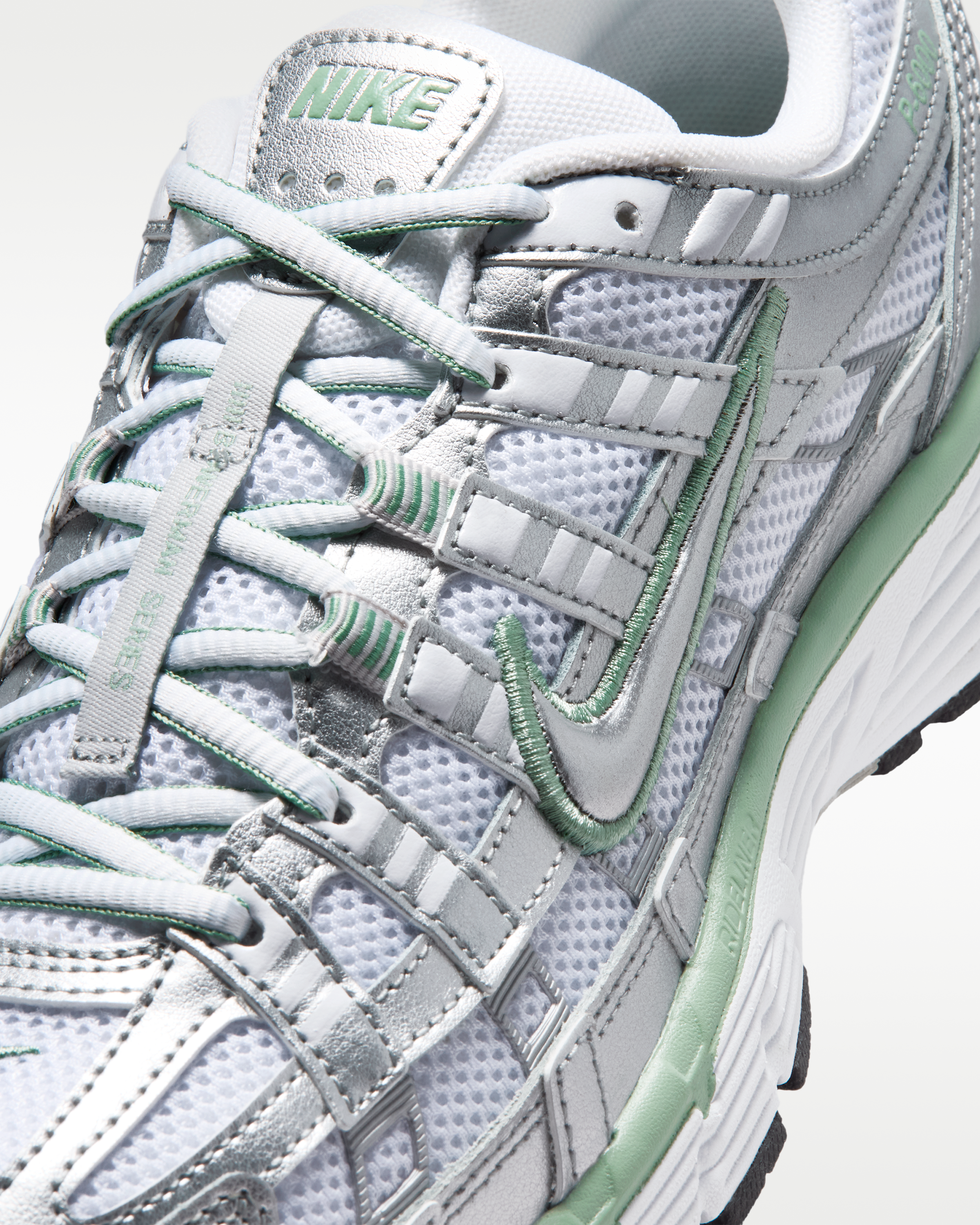 Nike P-6000 Women's Shoes - Metallic Silver/White/Black/Steam - View 7