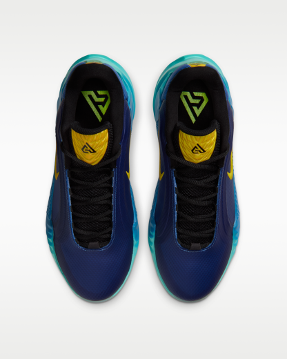 Giannis Freak 8 Basketball Shoes - Star Blue/Hyper Turquoise/Glacier Blue/Lightning - View 4