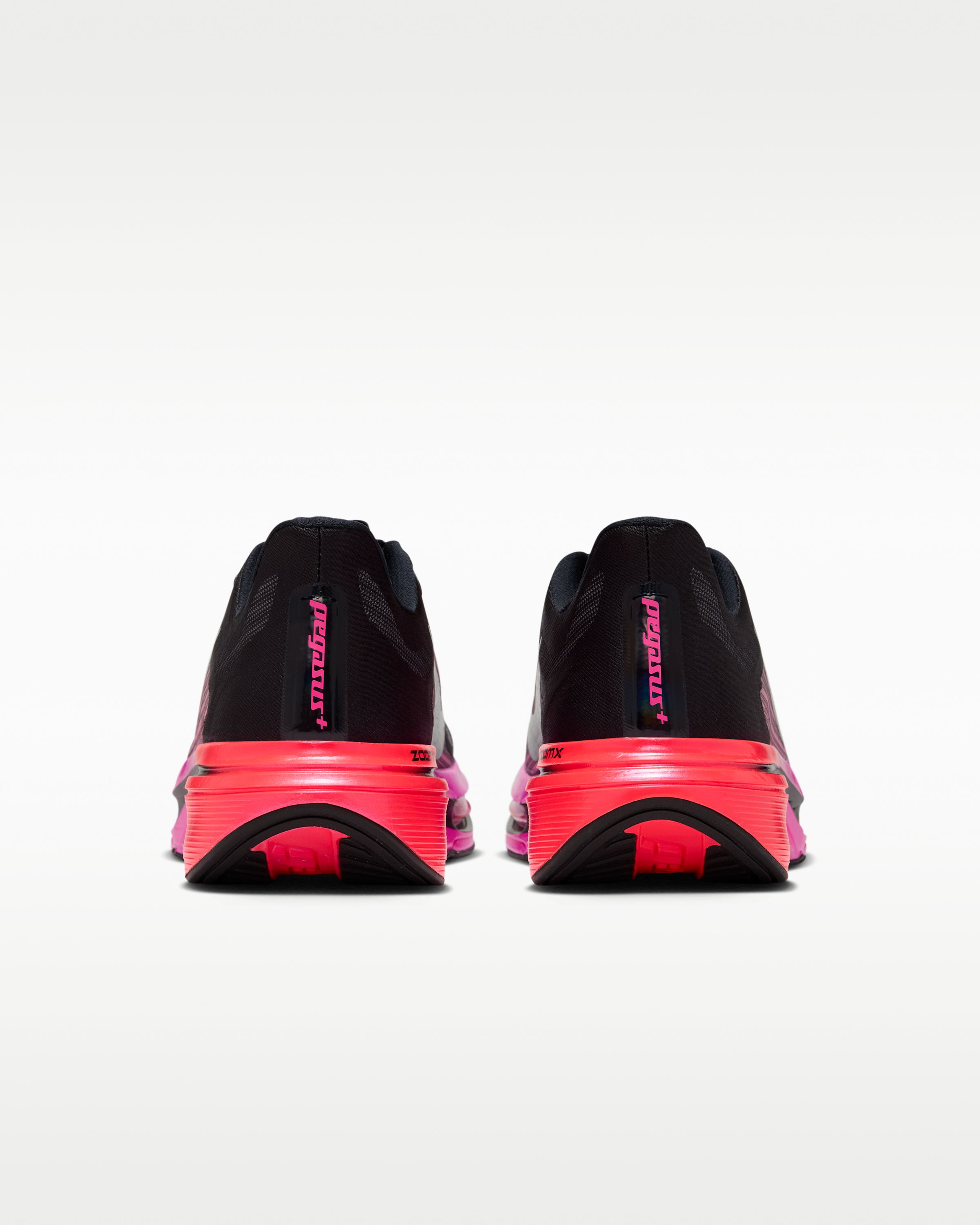 Nike Pegasus Plus 2 Women's Road-Running Shoes - Black/Hyper Pink/Laser Crimson/Black - View 6