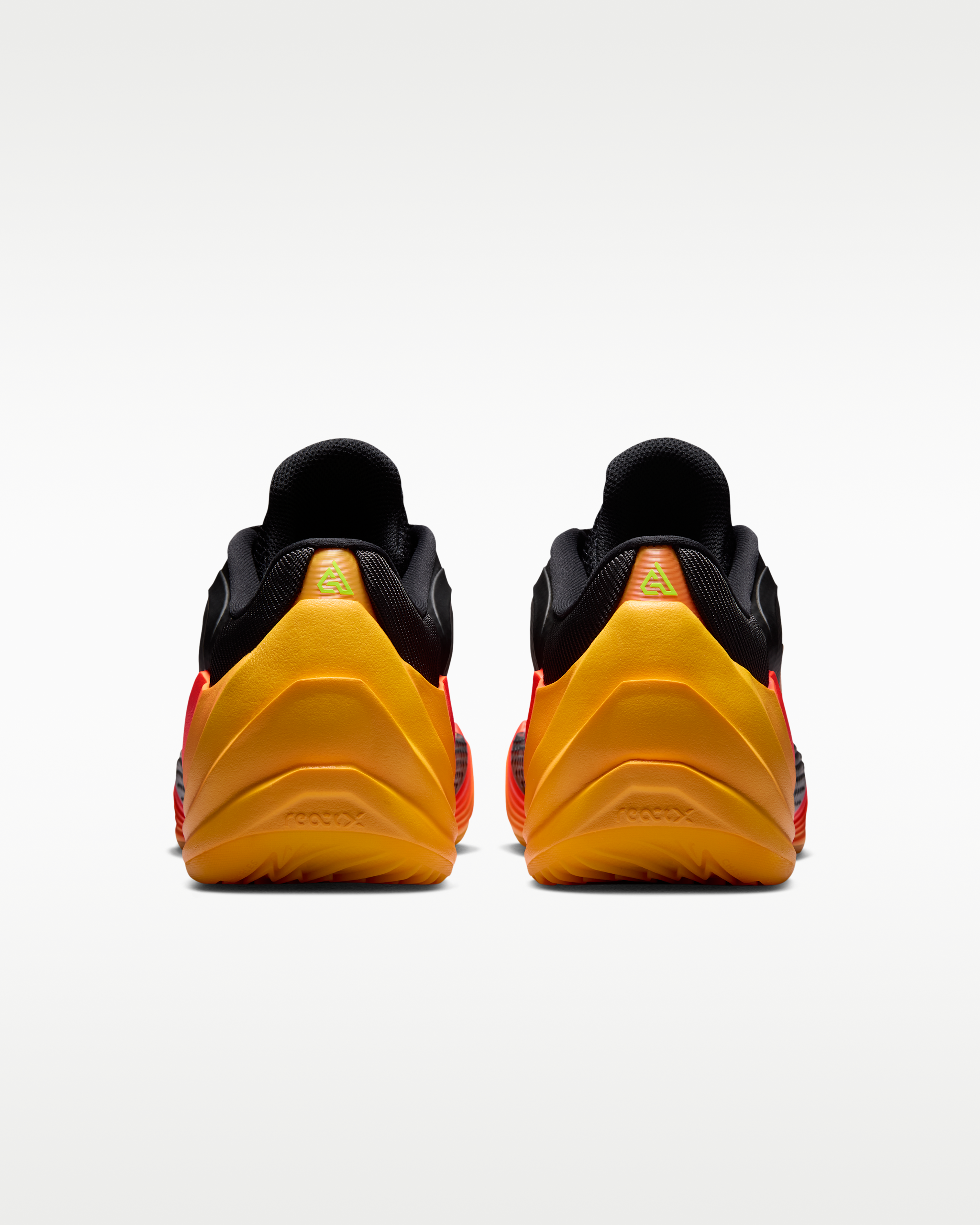 Giannis Freak 8 'Inferno' Basketball Shoes - Black/Laser Crimson/Metallic Silver/Laser Orange - View 6