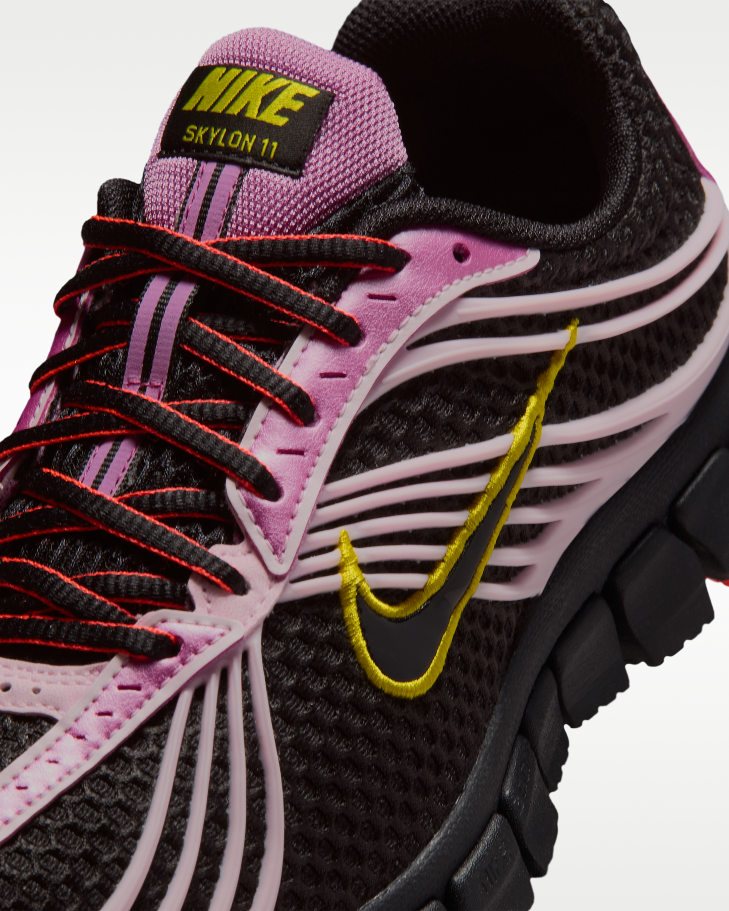 Nike Zoom Skylon 11 Women's Shoes - Black/Light Magenta/Pink Foam/Black - View 7