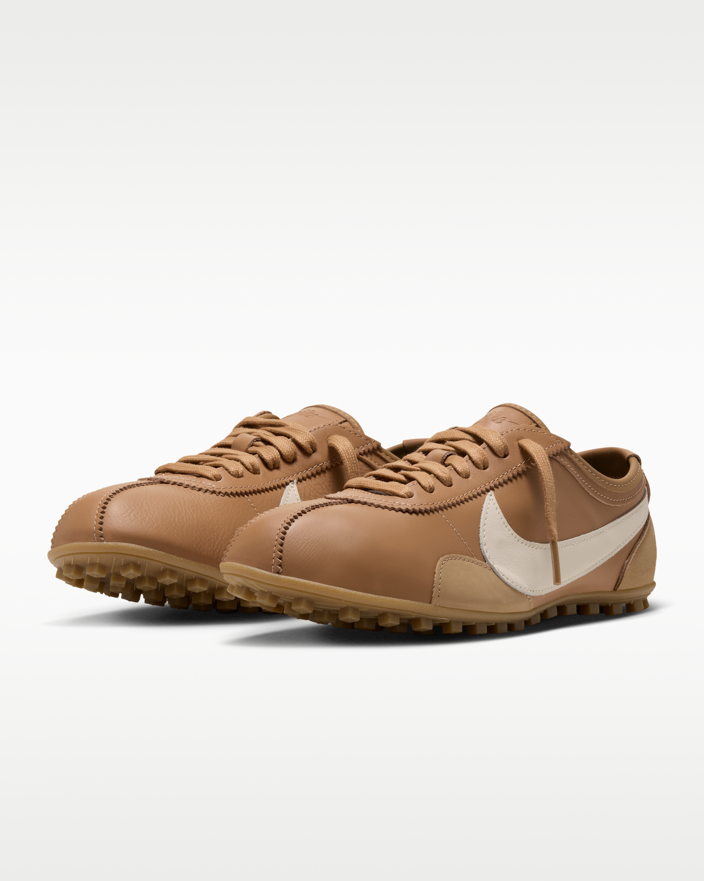 Nike Moon Shoe OG Leather Women's Shoes - Flax/Gum Medium Brown/Malachite/Pale Ivory - View 5