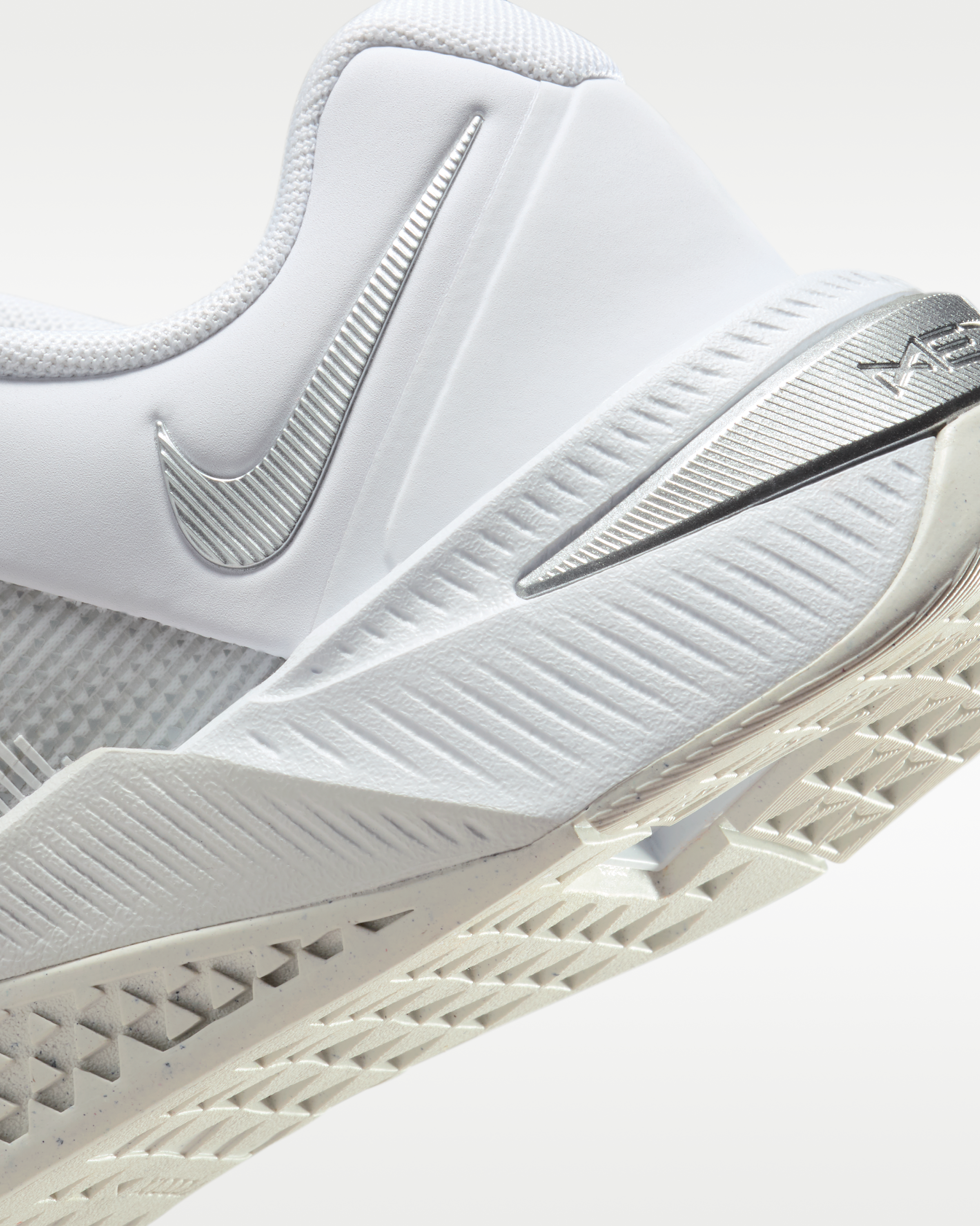 Nike Metcon 10 Women's Training Shoes - White/Platinum Tint/Wolf Grey/Metallic Silver - View 8