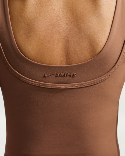 NikeSKIMS Matte Women's Double-Strap Scoop Tank Top - NSKM Carob Brown - View 6