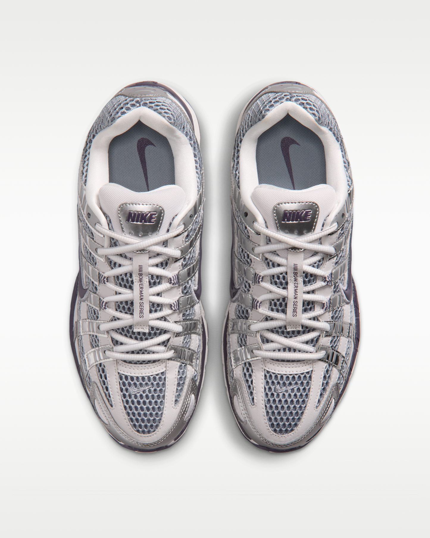 Nike P-6000 Women's Shoes - Vast Grey/Metallic Silver/Stealth/Dark Raisin - View 4