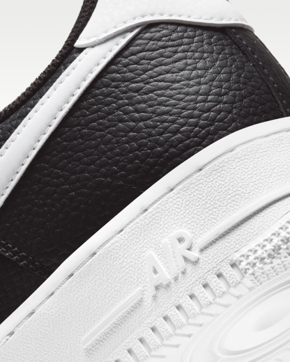 Nike Air Force 1 '07 Men's Shoe - Black/White - View 8