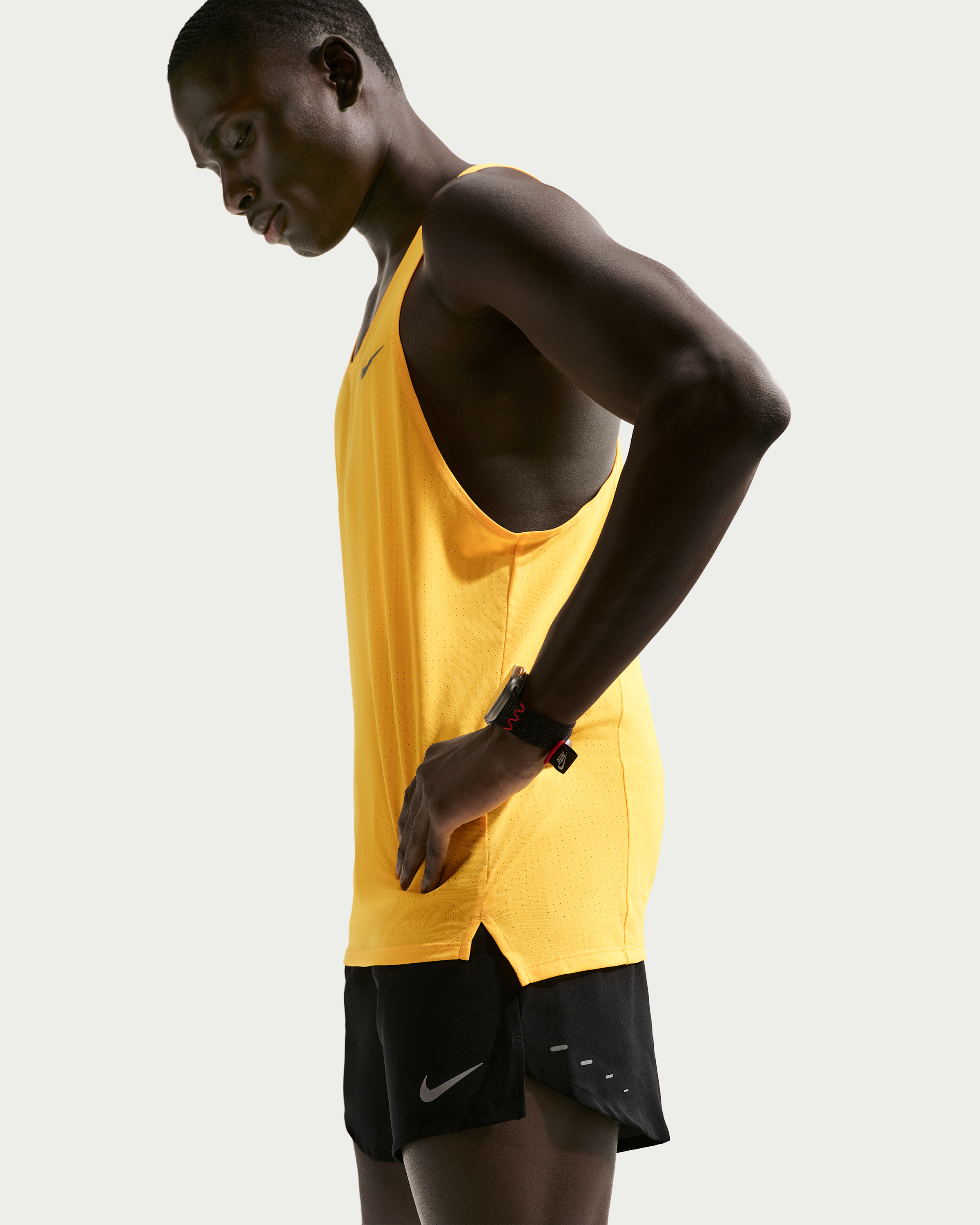 Nike Stride Men's Dri-FIT 18cm (approx.) 2-in-1 Running Shorts - Black - View 4