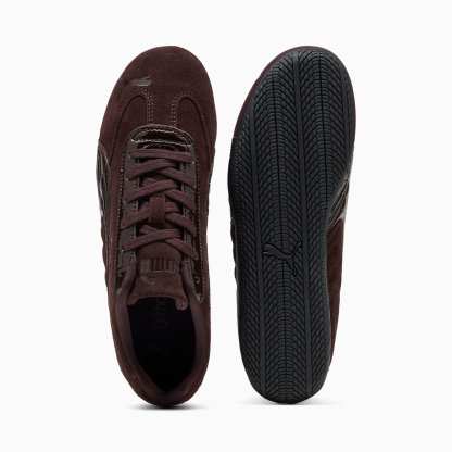 Speedcat Croco Leather Sneakers Women - Chocolate Fondue-PUMA Black - Image 6