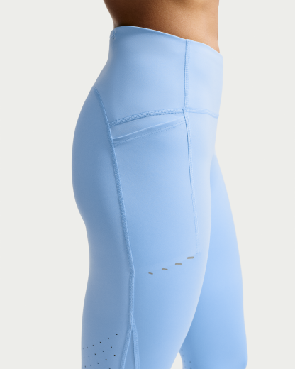 Nike Swift Women's High-Waisted 7/8 Running Leggings with Pockets - Aluminium - View 6