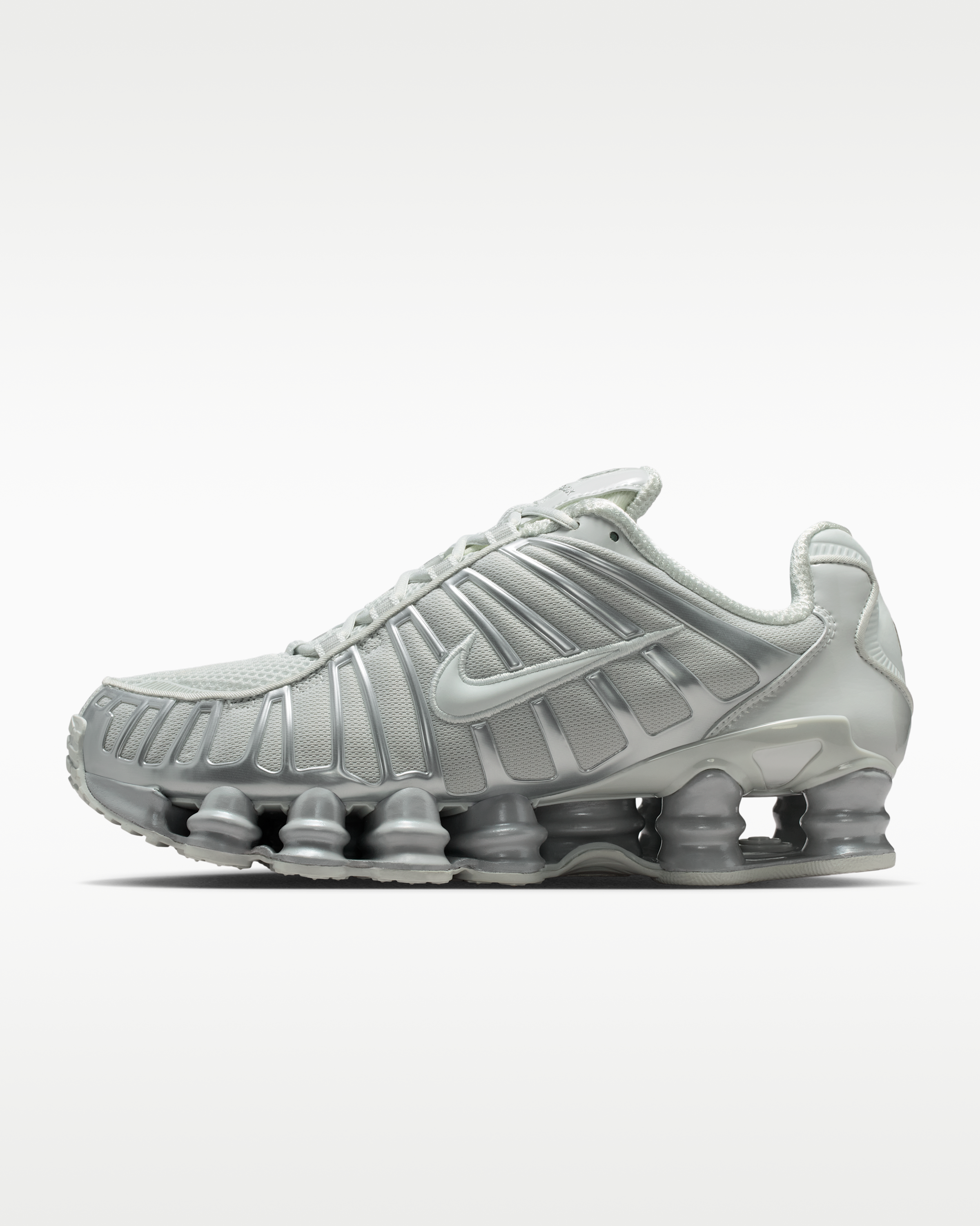 Nike Shox TL Women's Shoes with Reflective Design Accents - Photon Dust/Metallic Silver/Photon Dust - View 1