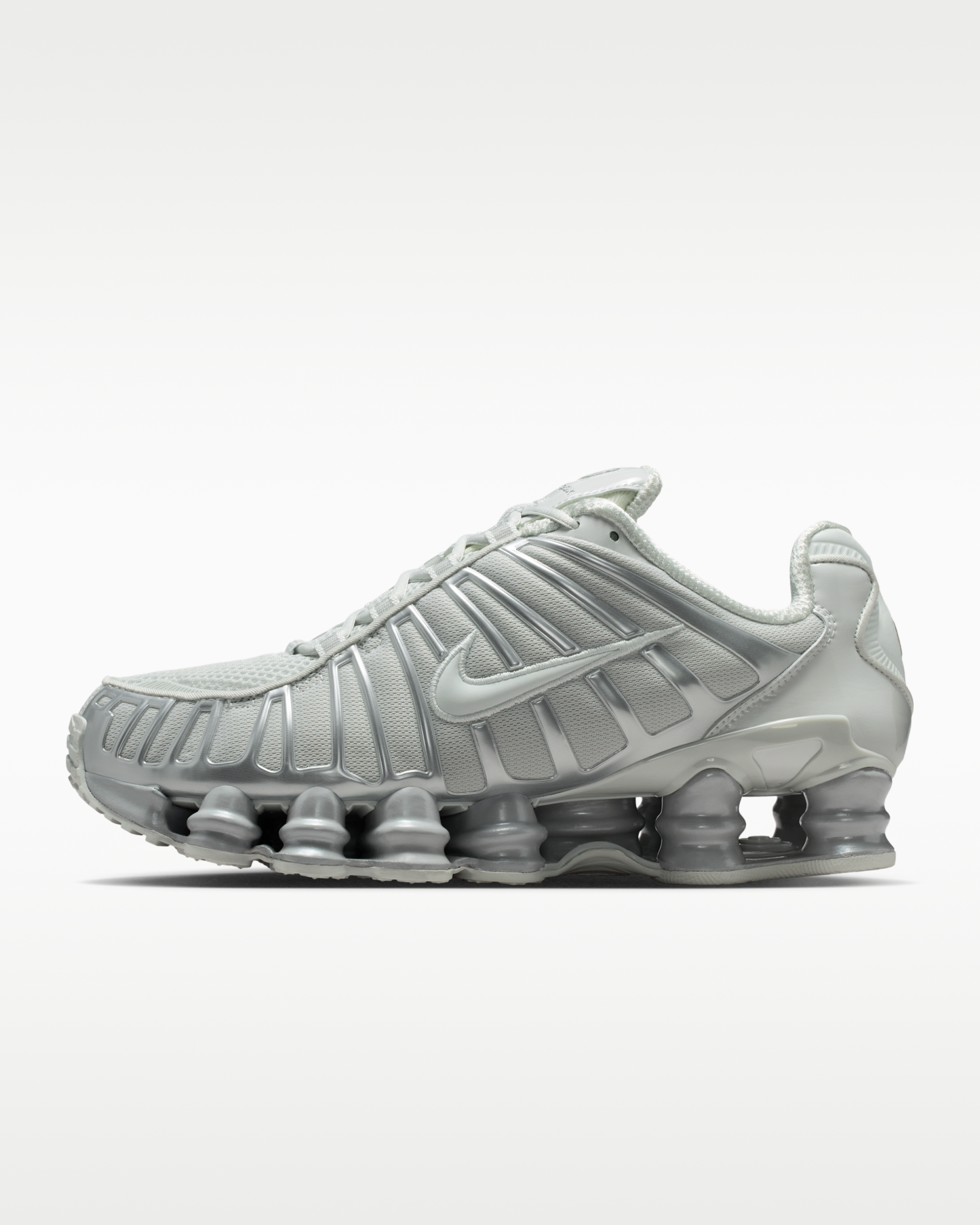 Nike Shox TL Women's Shoes with Reflective Design Accents - Photon Dust/Metallic Silver/Photon Dust - View 1
