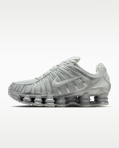 Nike Shox TL Women's Shoes with Reflective Design Accents - Photon Dust/Metallic Silver/Photon Dust - View 1