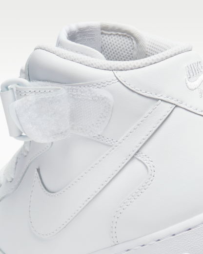 Nike Air Force 1 '07 Mid Women's Shoe - White/White/White - View 9