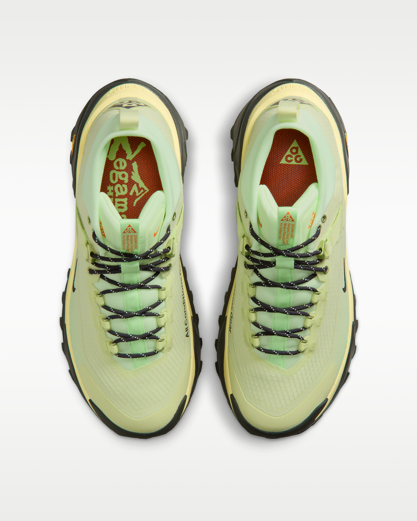 ACG Zegama Hike Men's Hiking Shoes - Life Lime/Barely Volt/Smoke Grey/Dark Smoke Grey - View 5