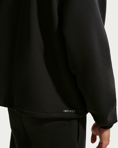 Kobe Men's Nike Dri-FIT Pullover Basketball Hoodie - Black/Black - View 6