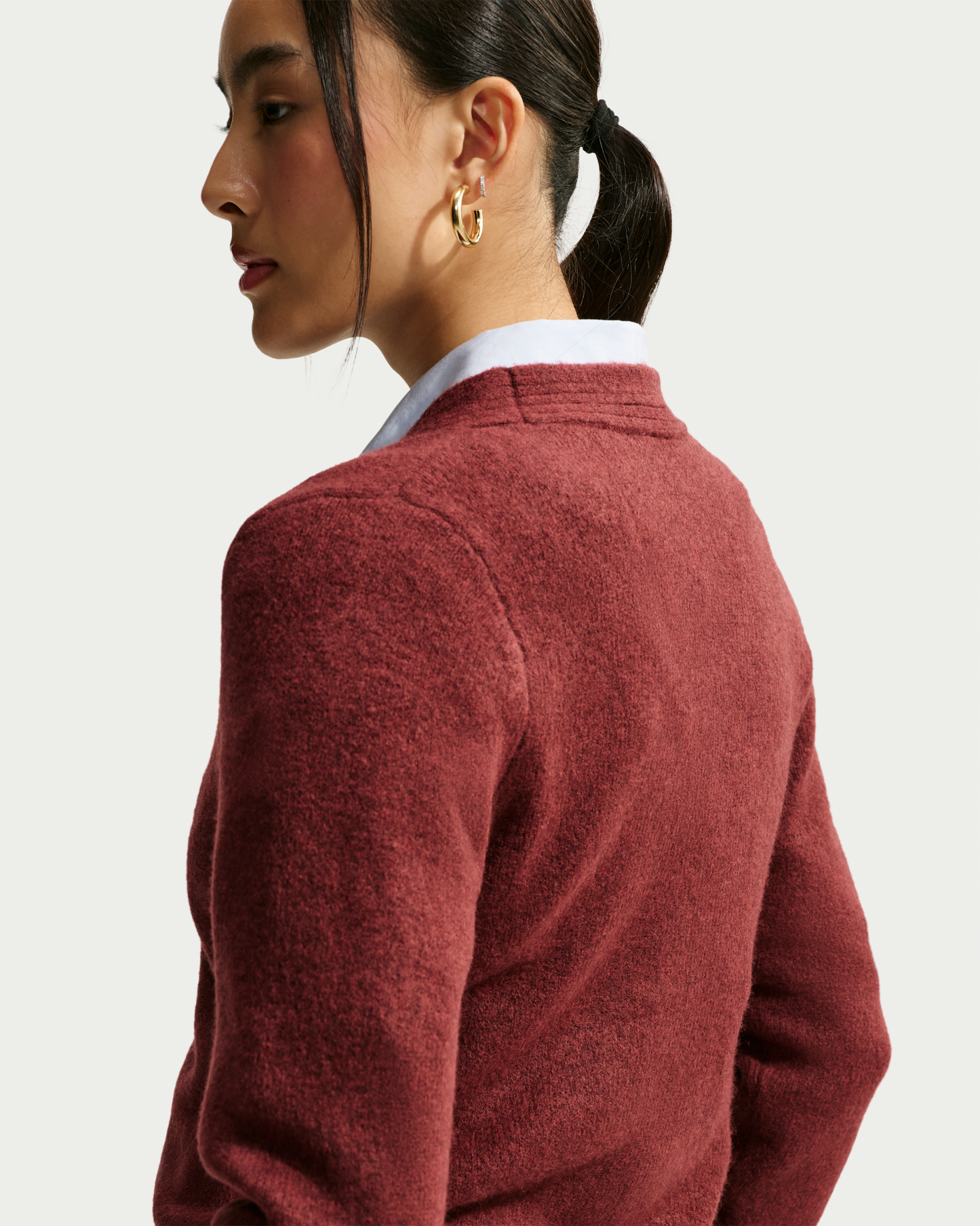 Nike Sportswear Chill Knit Women's Slim Cardigan - Mystic Dates/Heather/White - View 2