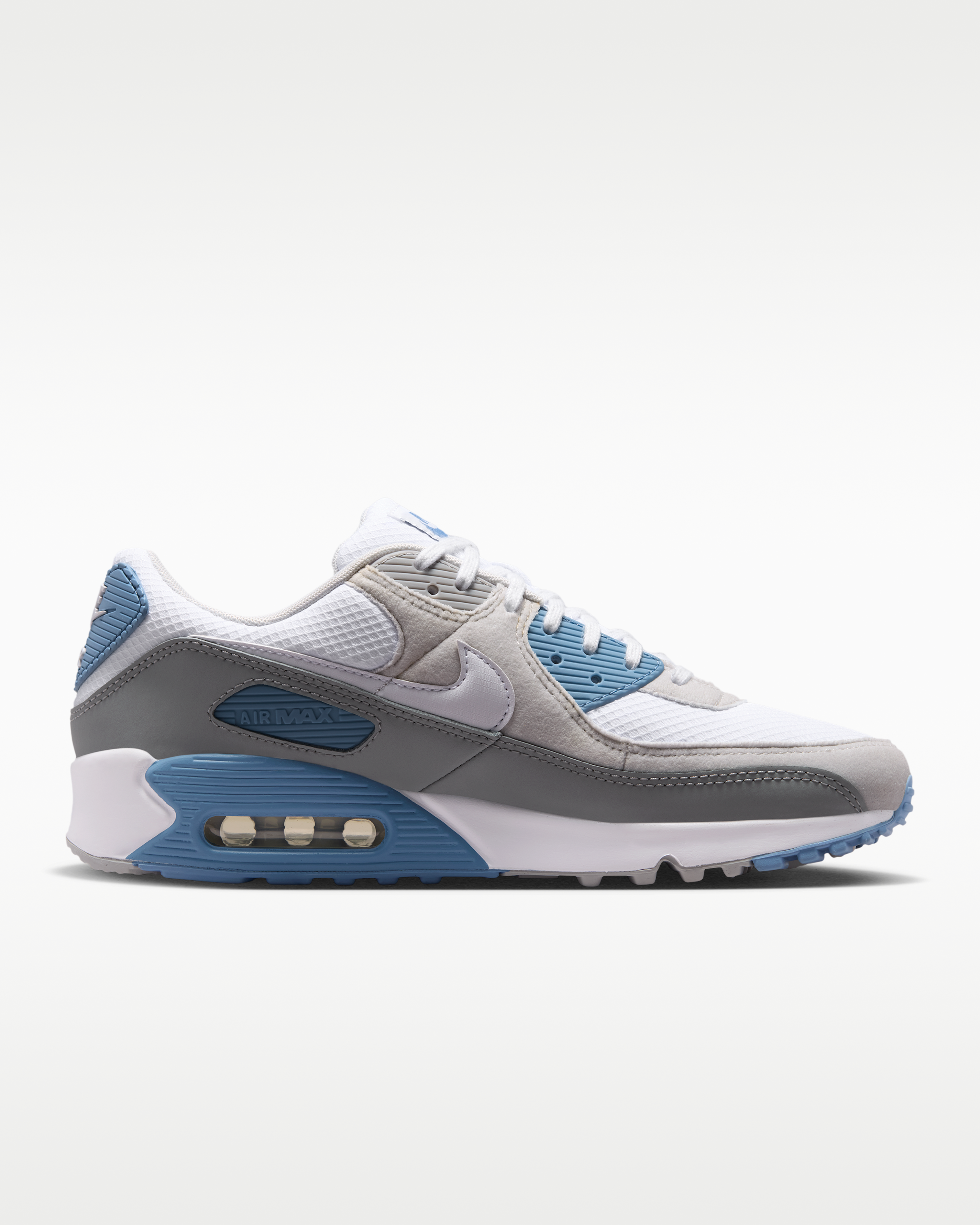 Nike Air Max 90 Men's Shoes - White/Light Smoke Grey/Photon Dust/White - View 3