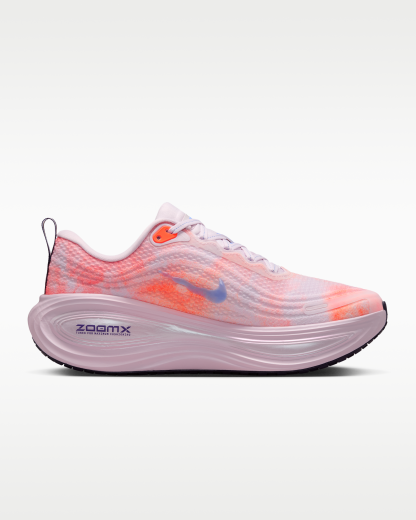 Nike Vomero Plus Women's Road Running Shoes - Bleached Lilac/Hyper Crimson/Sunset Haze/Royal Pulse - View 3
