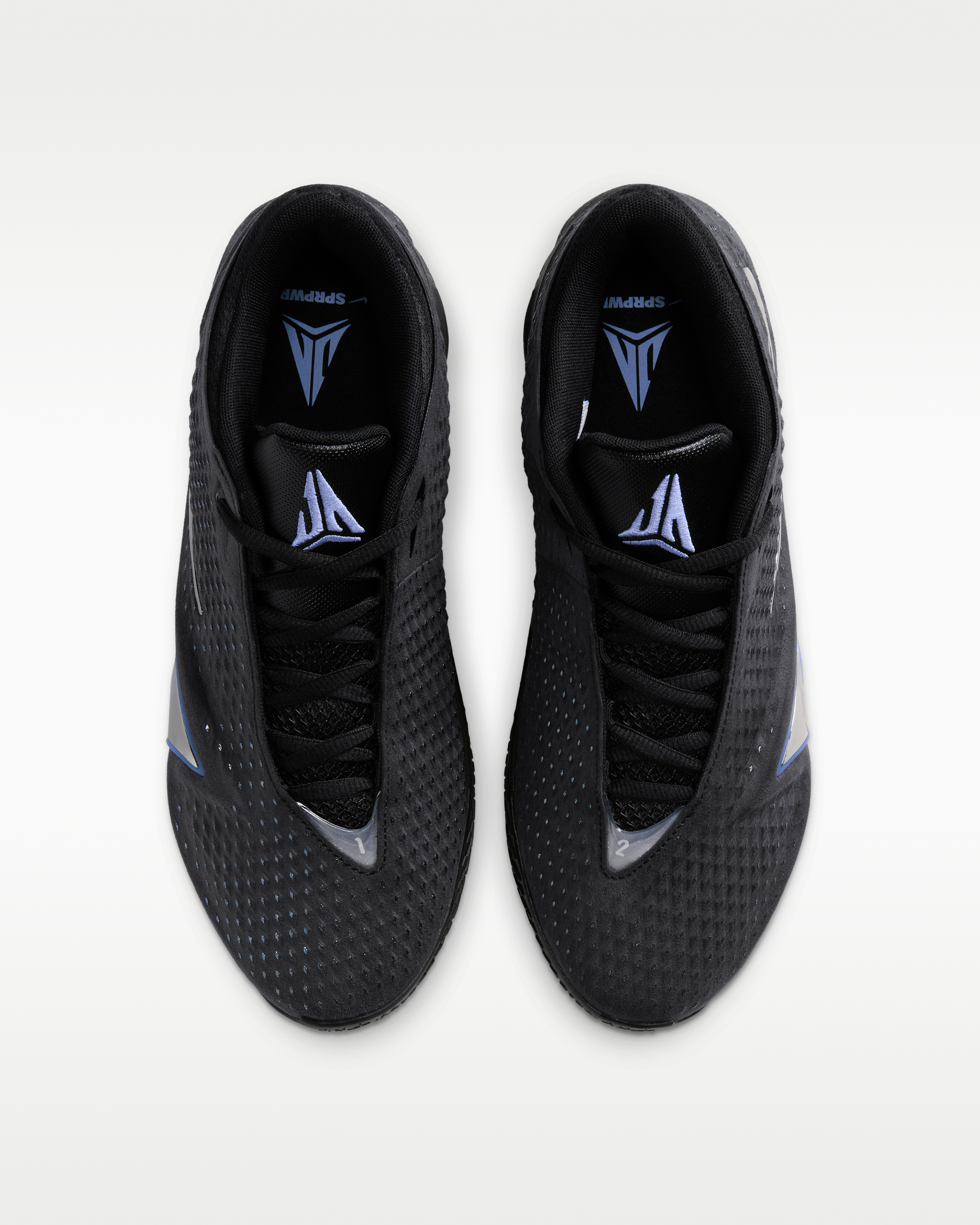 Ja 4 'Dark Mode' Basketball Shoes - Black/Cobalt Bliss/Dark Smoke Grey/Metallic Silver - View 4