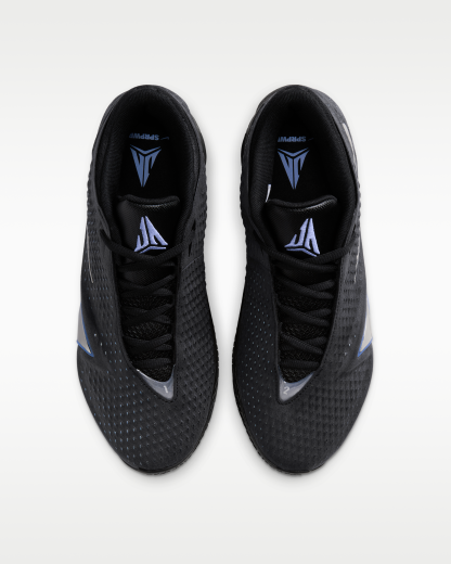 Ja 4 'Dark Mode' Basketball Shoes - Black/Cobalt Bliss/Dark Smoke Grey/Metallic Silver - View 4
