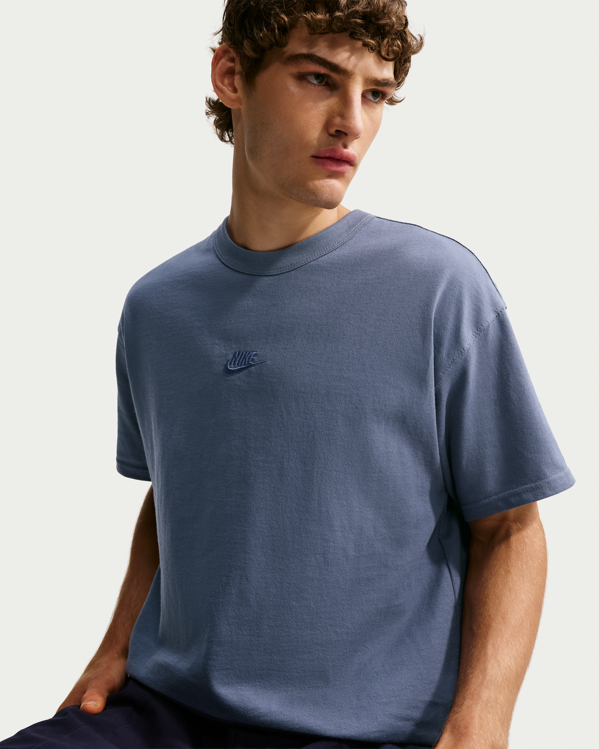 Nike Sportswear Premium Essentials Men's T-Shirt - Diffused Blue - View 1