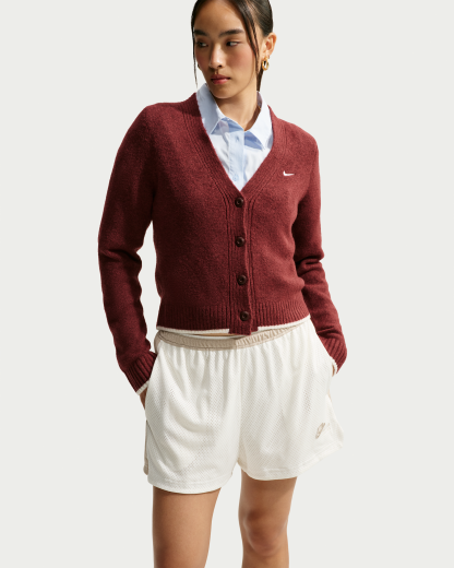 Nike Sportswear Chill Knit Women's Slim Cardigan - Mystic Dates/Heather/White - View 1