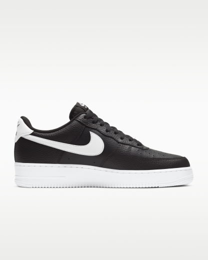 Nike Air Force 1 '07 Men's Shoe - Black/White - View 3