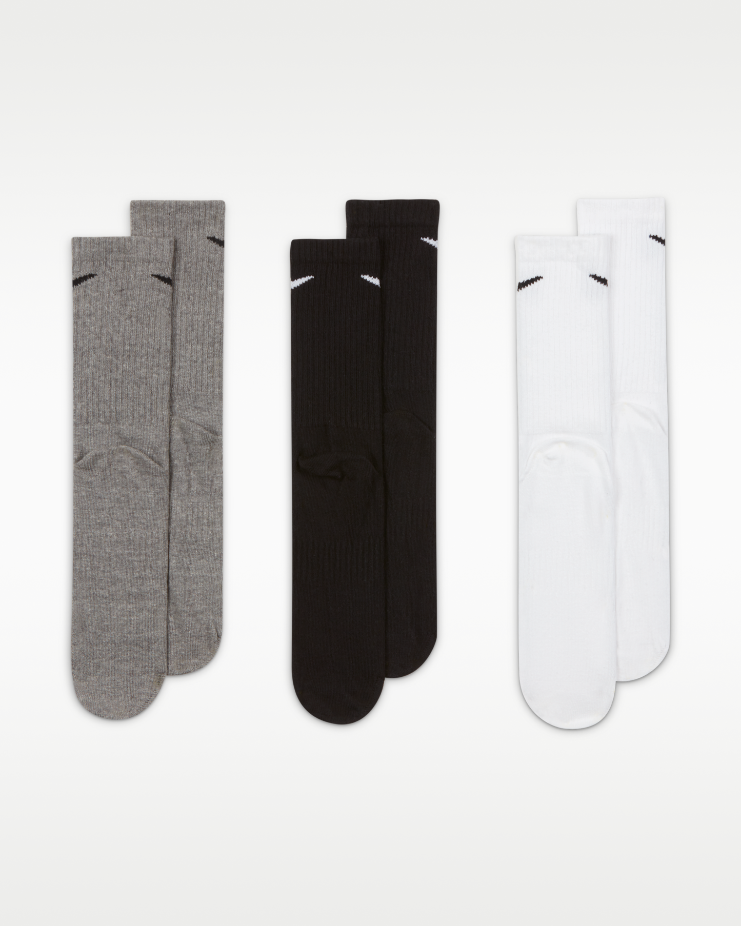 Nike Everyday Lightweight Training Crew Socks (3 Pairs) - Multi-Colour - View 3