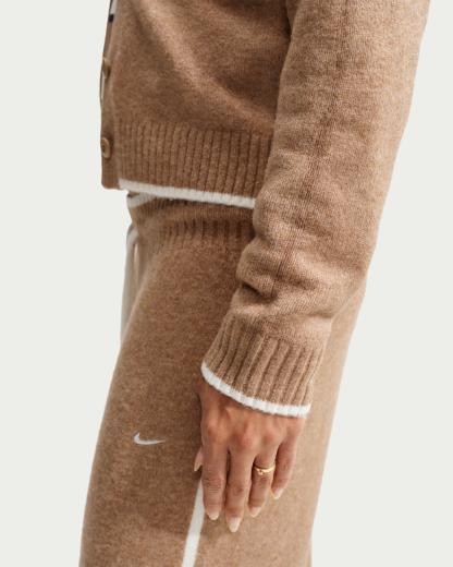 Nike Sportswear Chill Knit Women's Slim Cardigan - Parachute Beige/Heather/White - View 6