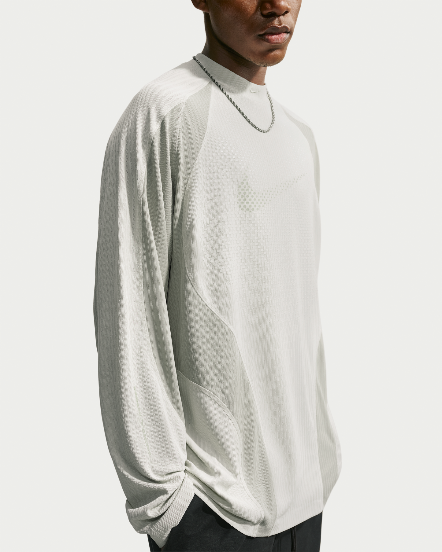 Nike Tech Men's Dri-FIT ADV Jersey - Light Bone/Spruce Fog/Spruce Fog - View 3
