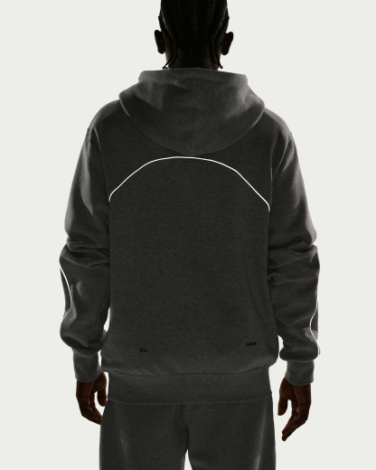 NOCTA Fleece CS Hoodie 2 - Dark Grey Heather/Matte Silver/Black - View 11