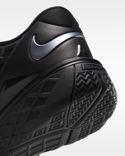Kobe III Low Protro Men's Basketball Shoes - Black/Metallic Cool Grey - View 8