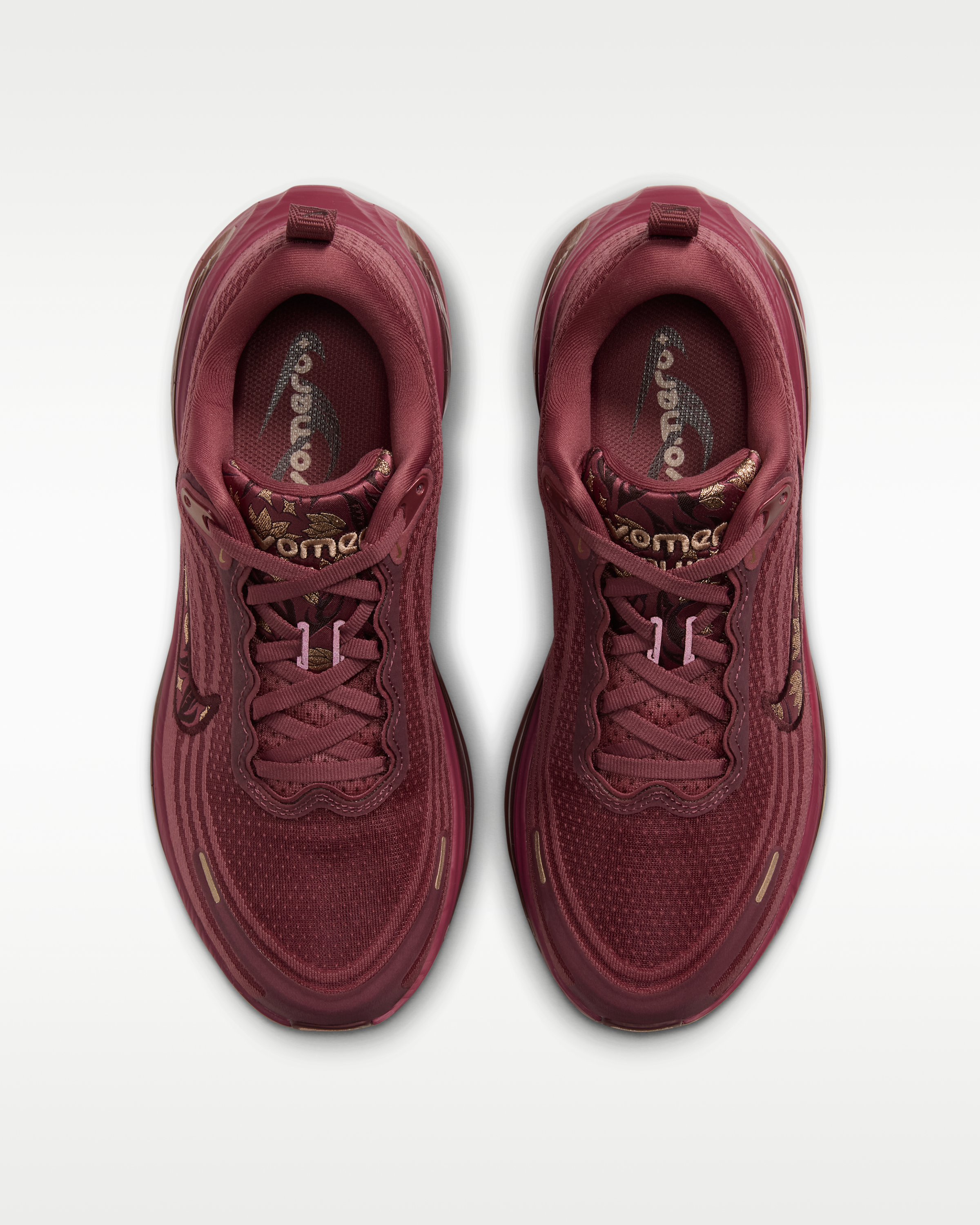 Nike Vomero Plus Women's Road-Running Shoes - Pink Smoke/Mystic Dates/Light Boulder/Metallic Red Bronze - View 4