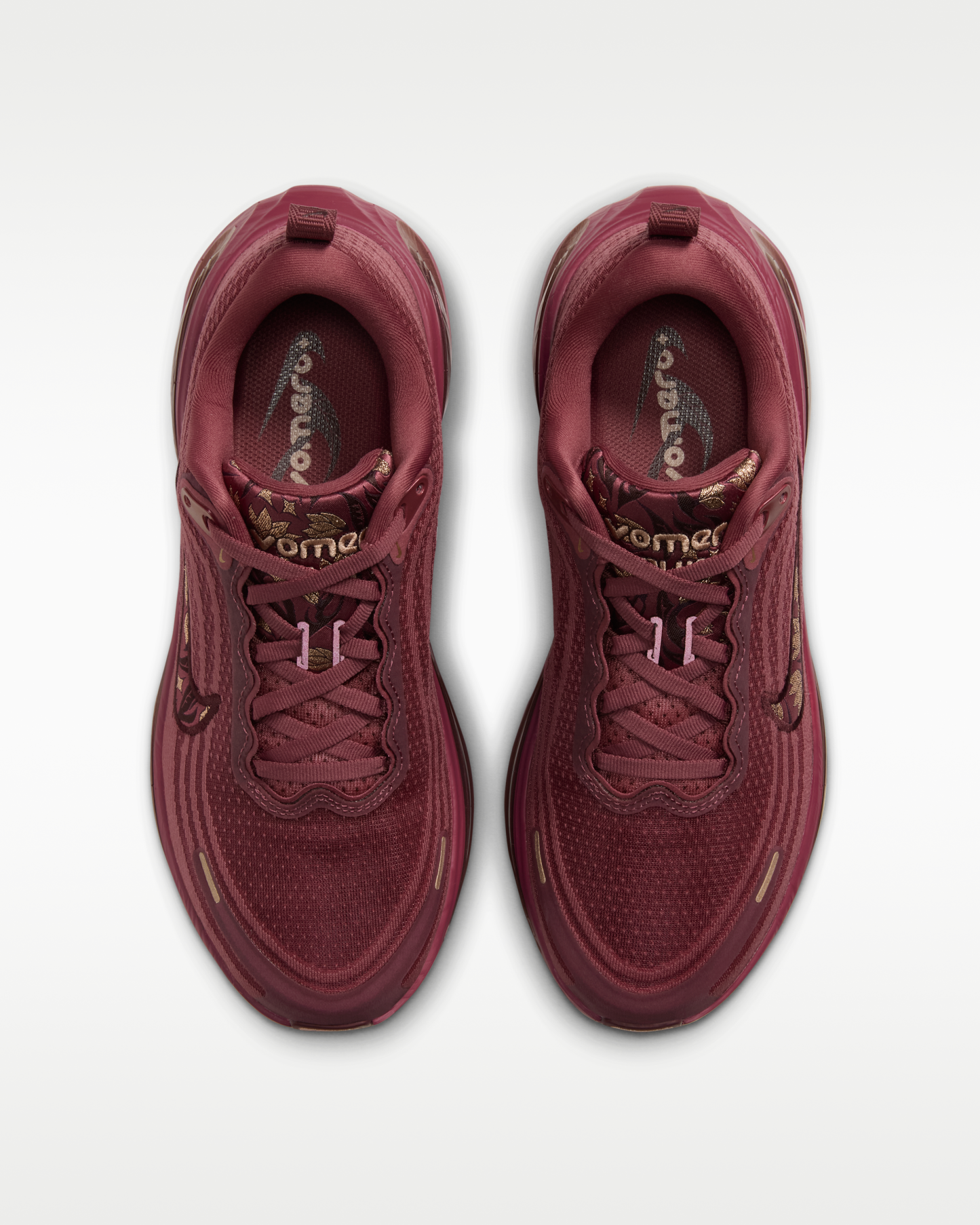 Nike Vomero Plus Women's Road-Running Shoes - Pink Smoke/Mystic Dates/Light Boulder/Metallic Red Bronze - View 4